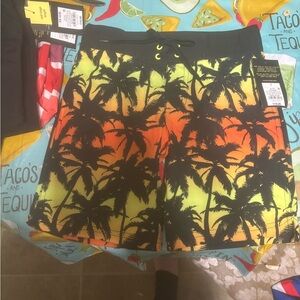 art class Kids Swim Trunks - Black, Yellow, Orange